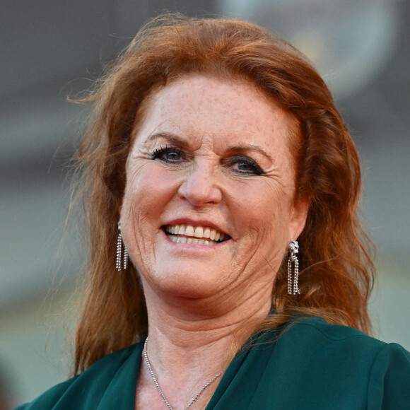 Sarah Ferguson, duchesse d'York - Red carpet du film "The Son" lors de la 79ème édition du Festival International du Film de Venise, la Mostra. Le 7 septembre 2022