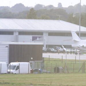 Des membres de la famille royale quittent la RAF Northolt dans l'ouest de Londres à la suite de l'annonce de l'état de santé de La reine Elisabeth II d'Angleterre, le 8 septembre 2022.