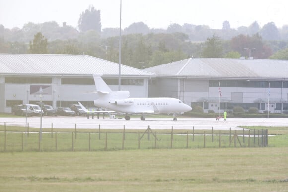 Des membres de la famille royale quittent la RAF Northolt dans l'ouest de Londres à la suite de l'annonce de l'état de santé de La reine Elisabeth II d'Angleterre, le 8 septembre 2022.