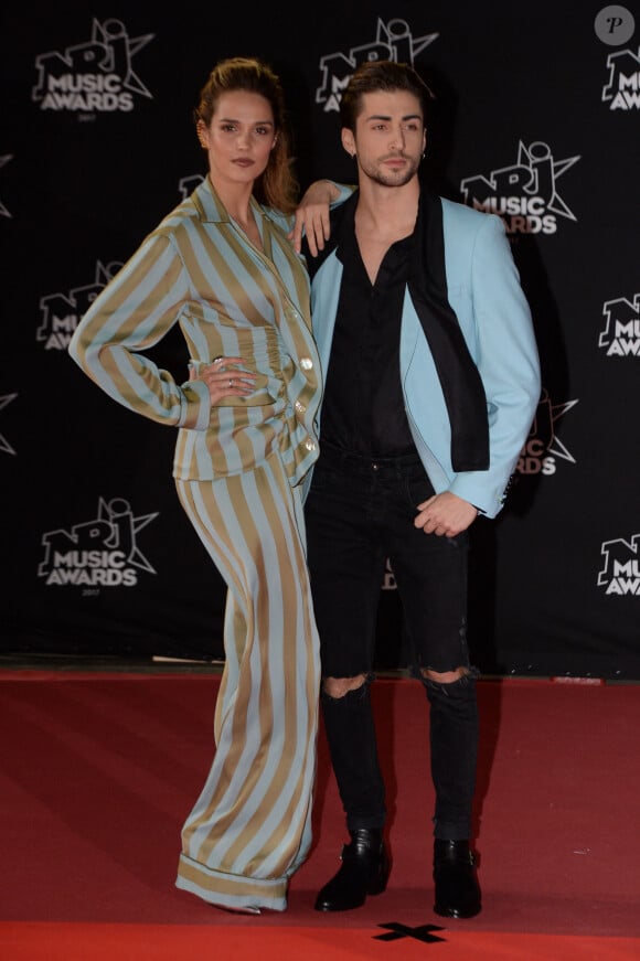Camille Lou et son ex-compagnon Gabriele Beddoni - 19ème édition des NRJ Music Awards à Cannes le 4 novembre 2017. © Rachid Bellak/Bestimage 