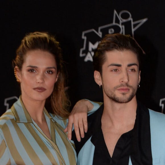 Camille Lou et son ex-compagnon Gabriele Beddoni - 19ème édition des NRJ Music Awards à Cannes le 4 novembre 2017. © Rachid Bellak/Bestimage 