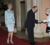 La princesse Charlene, le prince Albert II de Monaco, la reine Elizabeth II et le prince Philip - Réception donnée au château de Windsor. Le 18 mai 2012.