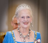 La reine Margrethe II de Danemark - Dîner de gala au château de Christiansborg pour les invités étrangers et les représentants du Danemark officiel dans le cadre des célébrations du 50ème jubilé de la reine du Danemark le 11 septembre 2022. 