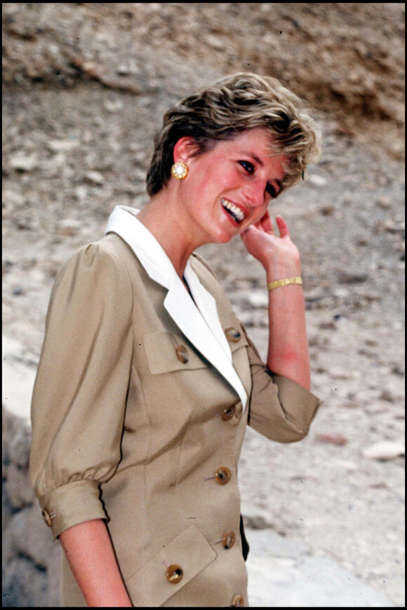 Lady Diana en voyage officiel en Egypte en 1992
