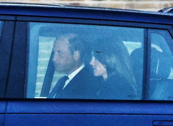 Le prince et la princesse de Galles, William et Kate, arrivant à Buckingham Palace (Londres) le 13 septembre 2022