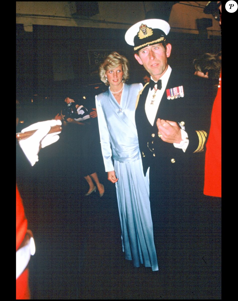 Lady Diana et le prince Charles en 1984