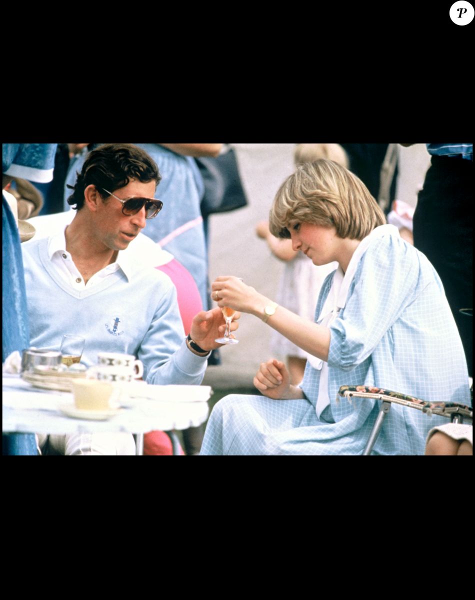 Lady Diana et le prince Charles à Windsor
