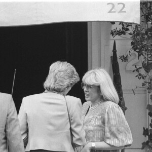 Diana et Lady Dale Tryon à San Lorenzo, en juin 1986