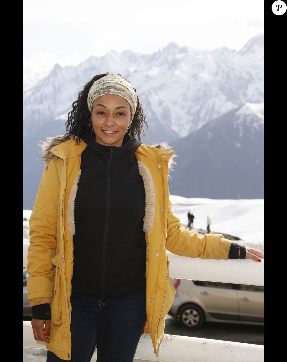 Yaëlle Trulès pour OPJ - Rendez-vous avec les actrices et acteurs de la 24ème édition du festival Tv de Luchon le 12 février 2022. © Christophe Aubert / Bestimage