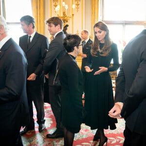 Catherine (Kate) Middleton, princesse de Galles - La famille royale d'Angleterre reçoit les gouverneurs généraux des nations du Commonwealth lors d'un déjeuner au palais de Buckingham à Londres, le 17 septembre 2022. 