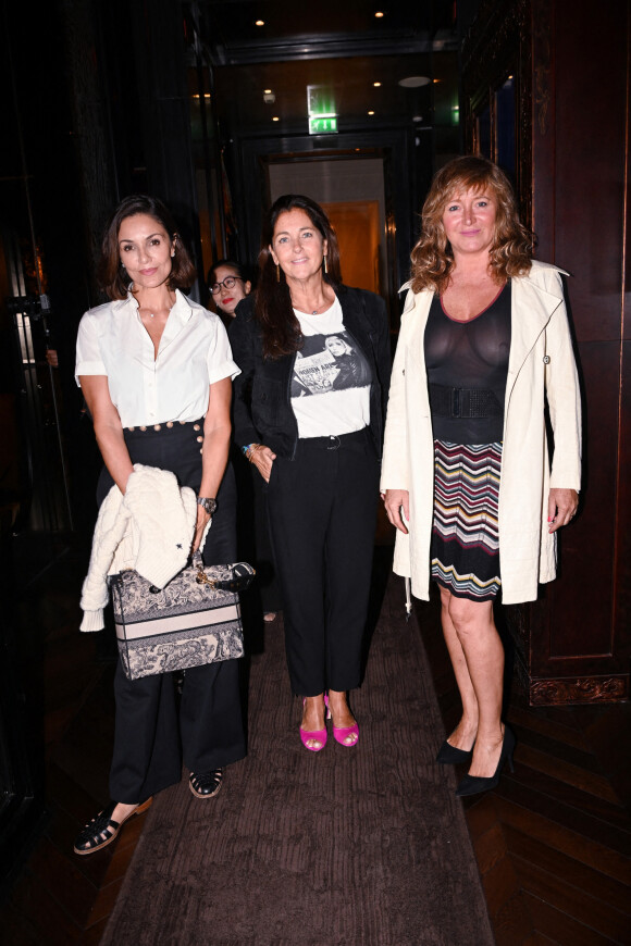 Exclusif - Nadia Farès, Cristiana Reali, Julie Ferrier - Soirée pour la réouverture du restaurant gastronomique "LiLi" de l'hôtel "The Peninsula Paris" à Paris le 15 septembre 2022. © Rachid Bellak/Bestimage 