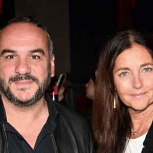 Exclusif - François-Xavier Demaison, Cristiana Reali - Soirée pour la réouverture du restaurant gastronomique "LiLi" de l'hôtel "The Peninsula Paris" à Paris le 15 septembre 2022. © Rachid Bellak/Bestimage 