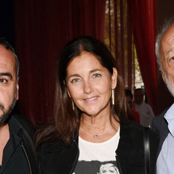 Exclusif - François-Xavier Demaison, Cristiana Reali, François Berléand - Soirée pour la réouverture du restaurant gastronomique "LiLi" de l'hôtel "The Peninsula Paris" à Paris le 15 septembre 2022. © Rachid Bellak/Bestimage 