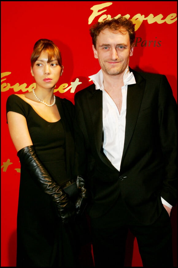 Jean-Paul Rouve et Bénédicte Martin lors du dîner au Fouquet's lors des César en 2005