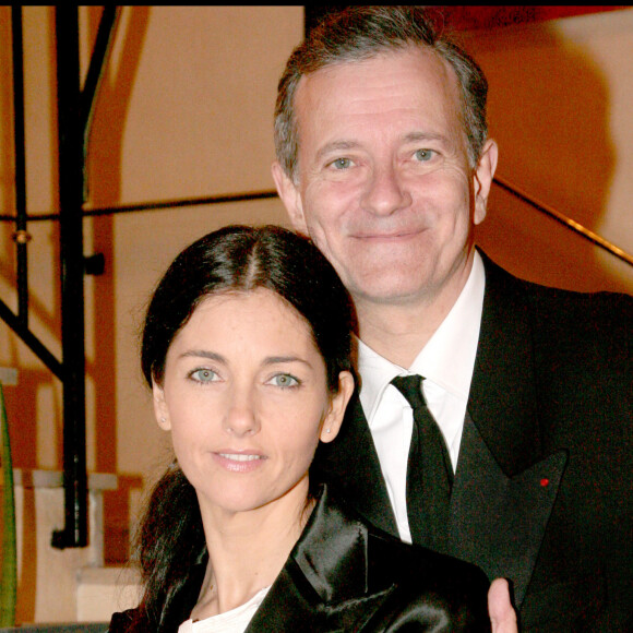 Francis Huster et Cristiana Reali - Dîner de stars en faveur du centre Pierre Huth de l'Institut Alfred Fournier au Pavillon Gabriel