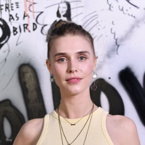 Exclusif - Gaia Weiss - Personnalités à la soirée de présentation de la nouvelle plateforme de marque "Génération IKKS" et de la première capsule iconique "La Leather Story" sur les toits de la capitale, rue d'Abbeville, à Paris. Le 8 septembre 2021 © Rachid Bellak / Bestimage