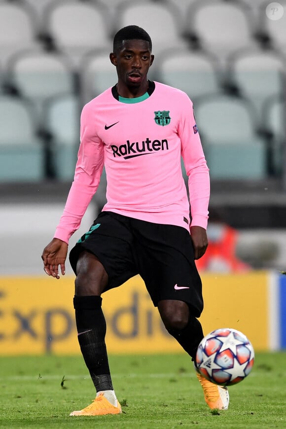 Ousmane Dembele - Le FC Barcelone bat la Juventus (2 - 0) à Turin, le 28 octobre 2020.