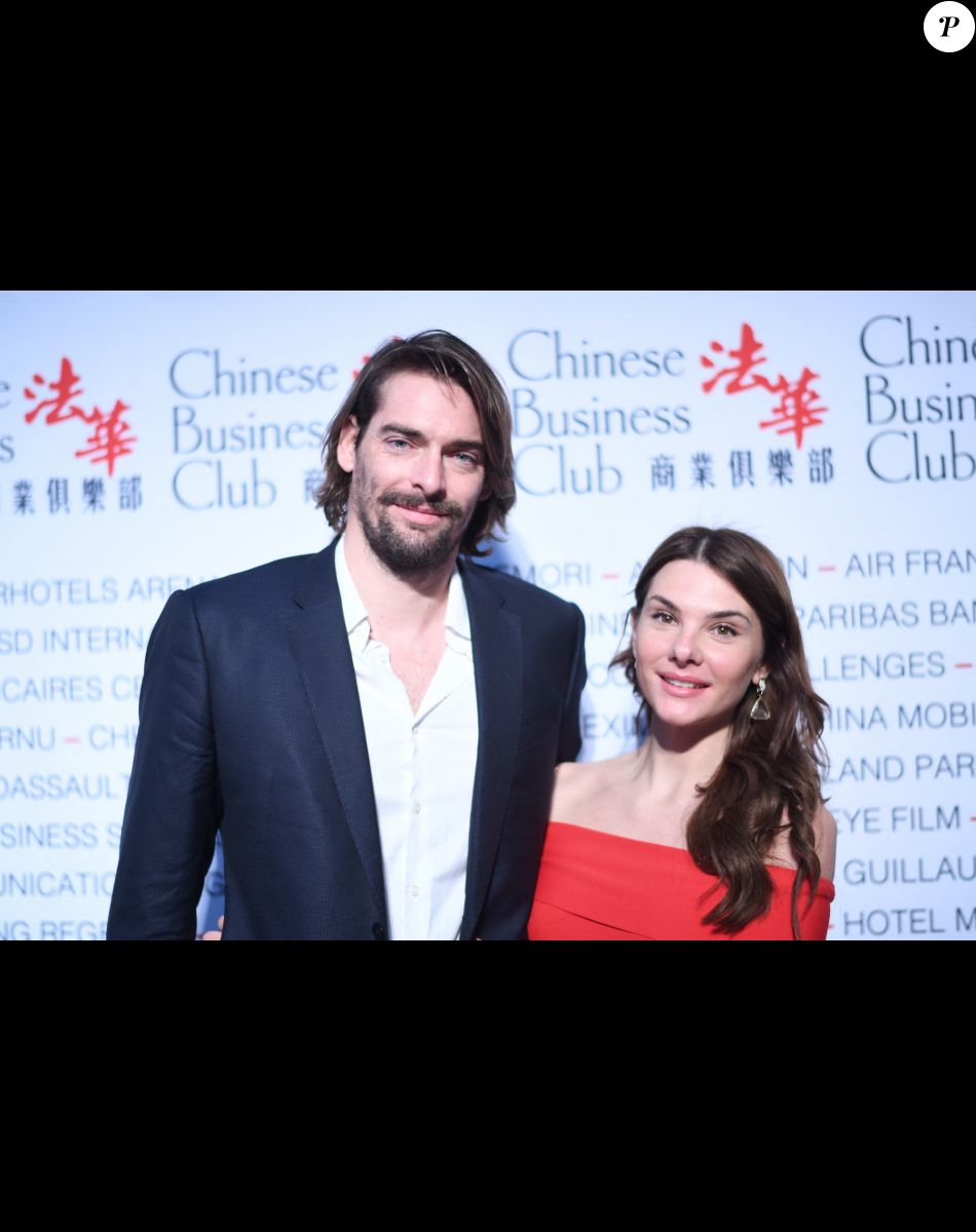 Camille Lacourt et sa compagne Alice Detollenaere (Miss Bourgogne 2010) lors du déjeuner d'affaires "Edition Spéciale Femmes" de la 5ème édition du Chinese Business Club à l'occasion de la journée internationales des droits des femmes au Pavillon Cambon Potel et Chabot, à Paris, France, le 9 mars 2020. © Rachid Bellak/Bestimage