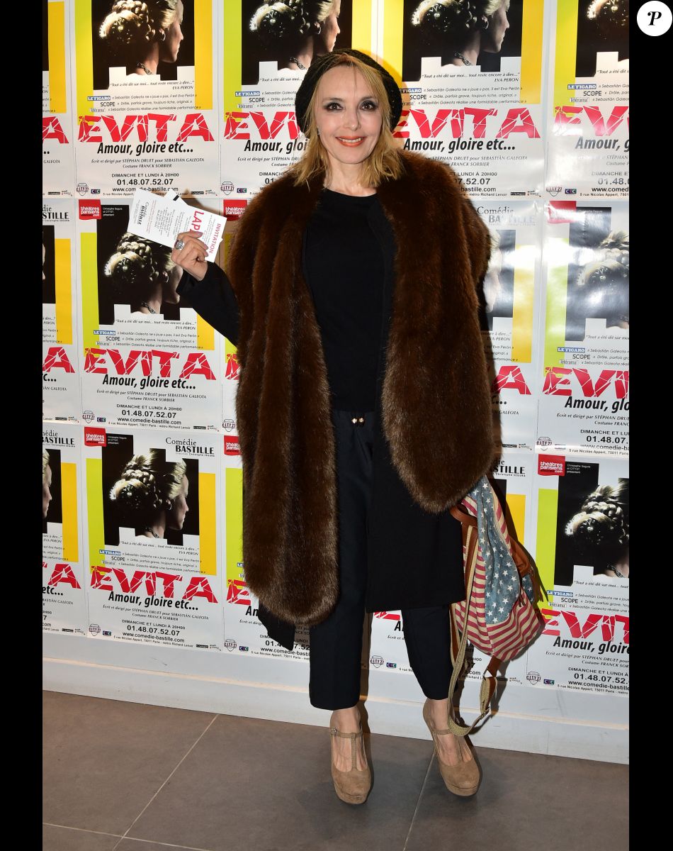 Jeanne Mas - Générale de la pièce "Evita amour, gloire etc..." au théâtre Comédie Bastille à Paris le 15 février 2016. © Giancarlo Gorassini/Bestimage