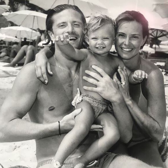 Semi-Exclusif - Emmanuel Petit et sa femme Maria - A l'occasion des 20 ans de la victoire de l'équipe de France, les bleus 98 se sont rendus à un dîner organisé au Buddha Bar avec tous les joueurs et leur famille le 11 juin 2018. © Rachid Bellak/Bestimage