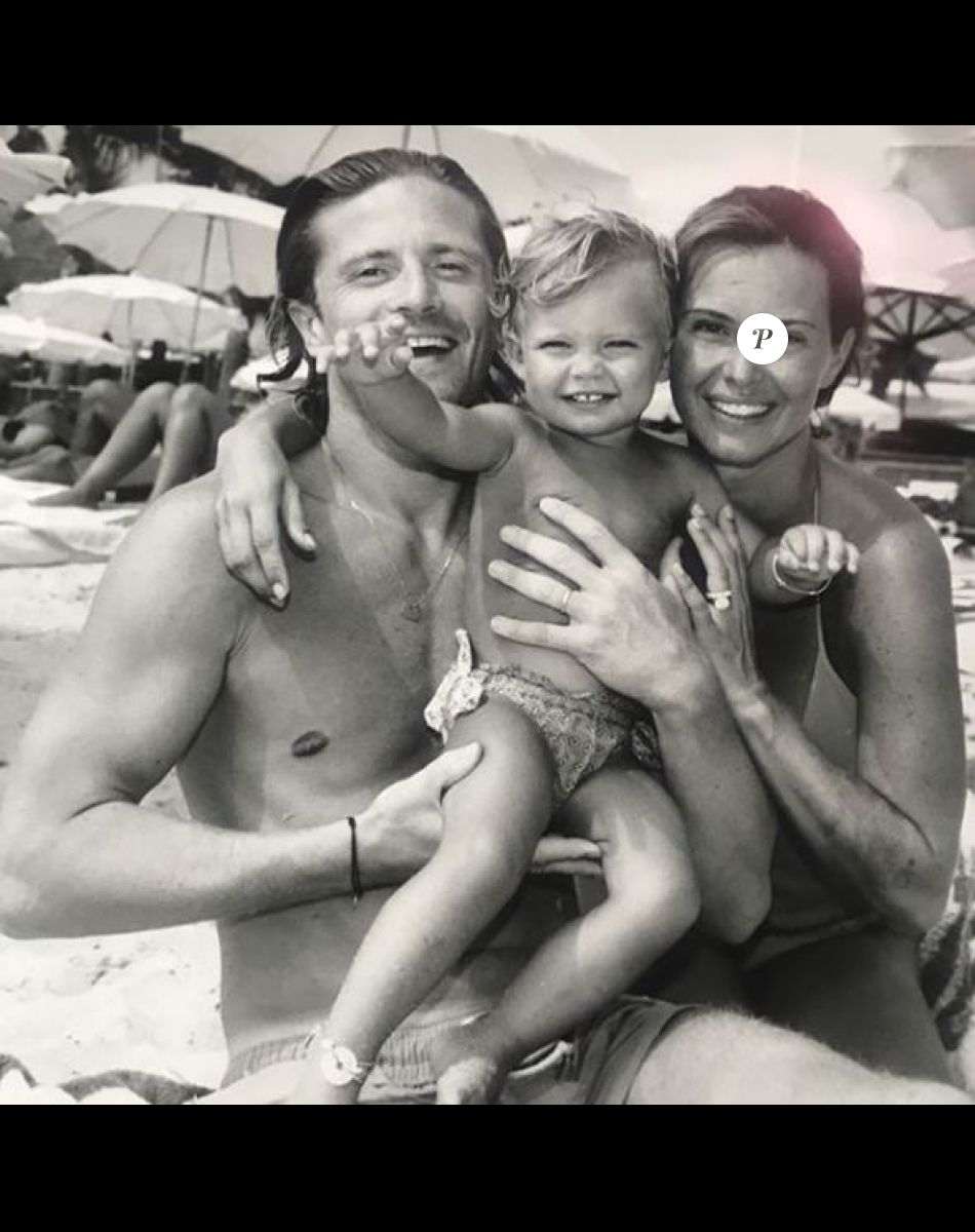 Semi-Exclusif - Emmanuel Petit et sa femme Maria - A l'occasion des 20 ans de la victoire de l'équipe de France, les bleus 98 se sont rendus à un dîner organisé au Buddha Bar avec tous les joueurs et leur famille le 11 juin 2018. © Rachid Bellak/Bestimage