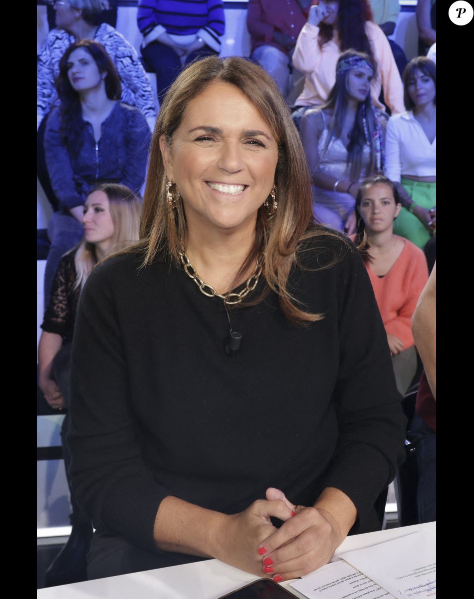 Exclusif - Valérie Benaim sur le plateau de l'émission "Touche Pas à Mon Poste (TPMP)", présentée par C.Hanouna et diffusée en direct sur C8 le 22 septembre © Jack Tribeca / Bestimage