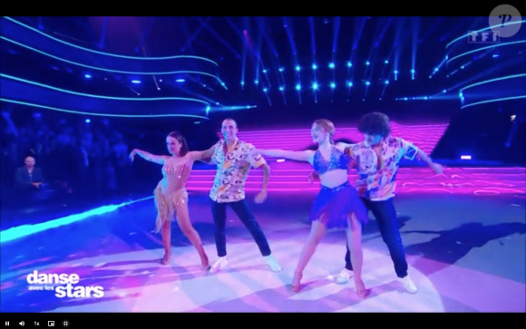 Carla Lazzari, Pierre Mauduy, Alizée et Grégoire Lyonnet dans "Danse avec les stars".