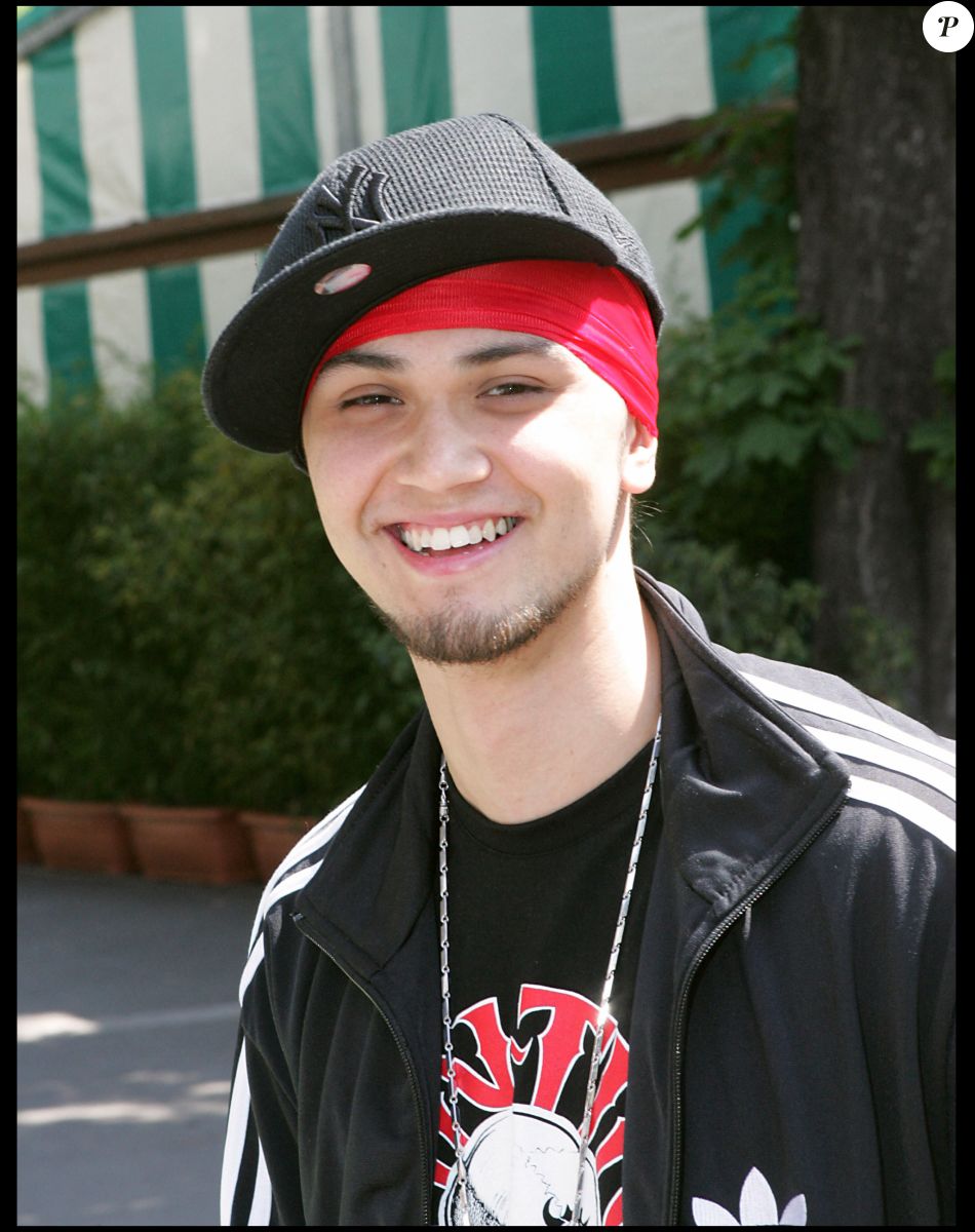 Billy Crawford à Roland Garros 2006.