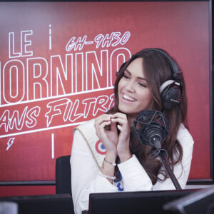 Diane Leyre (Miss France 2022) - A l'occasion de son 48ème anniversaire Cyril Hanouna prend les commandes de l'émission "Morning Sans Filtre "sur Virgin Radio, aux cotés de l'équipe habituelle à Paris le 23 septembre 2022. © Jack Tribeca/Bestimage 