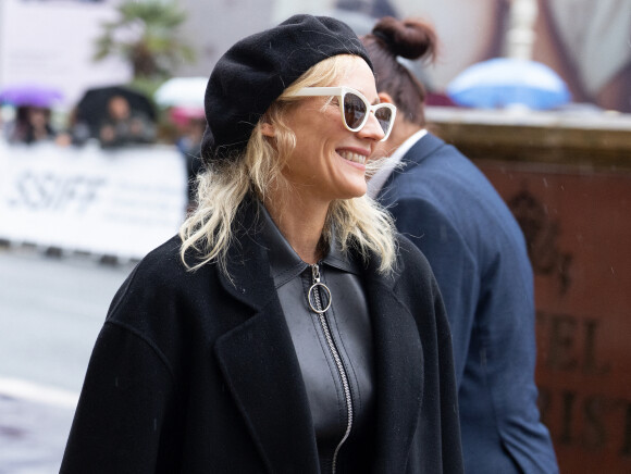 Diane Kruger arrive à l'hôtel Maria Cristina lors du 70ème festival international du film de San Sebastian (Saint-Sébastien), Espagne, le 23 septembre 2022.
