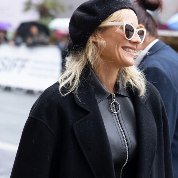 Diane Kruger arrive à l'hôtel Maria Cristina lors du 70ème festival international du film de San Sebastian (Saint-Sébastien), Espagne, le 23 septembre 2022.