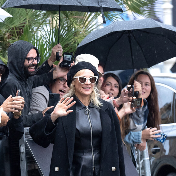 Diane Kruger arrive à l'hôtel Maria Cristina lors du 70ème festival international du film de San Sebastian (Saint-Sébastien), Espagne, le 23 septembre 2022. 