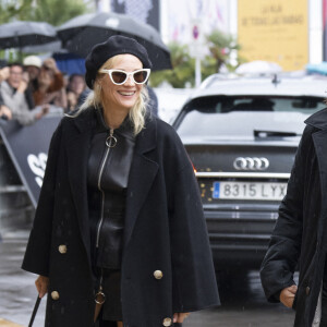 Diane Kruger arrive à l'hôtel Maria Cristina lors du 70ème festival international du film de San Sebastian (Saint-Sébastien), Espagne, le 23 septembre 2022.