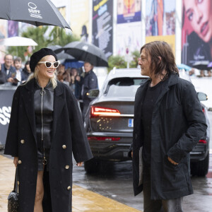 Diane Kruger et son compagnon Norman Reedus arrivent à l'hôtel Maria Cristina lors du 70ème festival international du film de San Sebastian (Saint-Sébastien), Espagne, le 23 septembre 2022.
