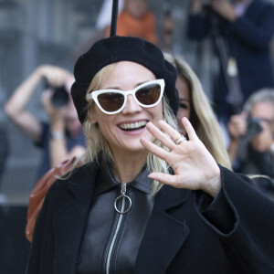 Diane Kruger arrive à l'hôtel "Marie Cristina" lors du 70ème Festival du Film de Saint-Sébastien, le 24 septembre 2022.