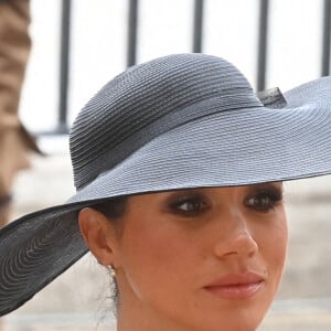 Meghan Markle, duchesse de Sussex - Arrivées au service funéraire à l'Abbaye de Westminster pour les funérailles d'Etat de la reine Elizabeth II d'Angleterre le 19 septembre 2022. © Geoff Pugh / PA via Bestimage 