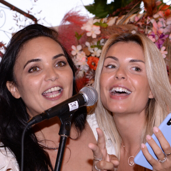 Valérie Bègue (miss France 2008), guest lors de l'anniversaire de Malika Ménard (miss France 2010) qui fête ses 34 ans au club Barbanegra à Paris le 20 juillet 2021. A noter, les invités de la soirée ne portent pas de masque. © Rachid Bellak / Bestimage 