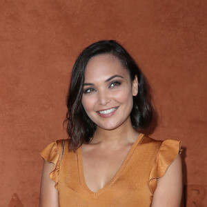 Valérie Bègue (Miss France 2008) au village des Internationaux de Tennis de Roland Garros à Paris le 7 juin 2018, jour 12. © Cyril Moreau / Bestimage 