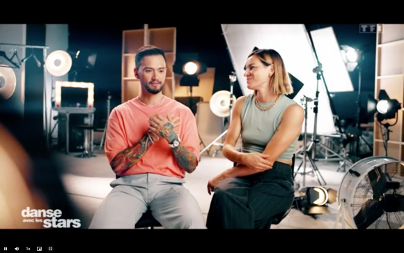 Billy Crawford et Fauve Hautot dans "Danse avec les stars"