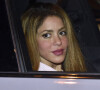 Shakira sort d'un rendez-vous avec Gerard Piqué et leurs avocats à Barcelone. 
