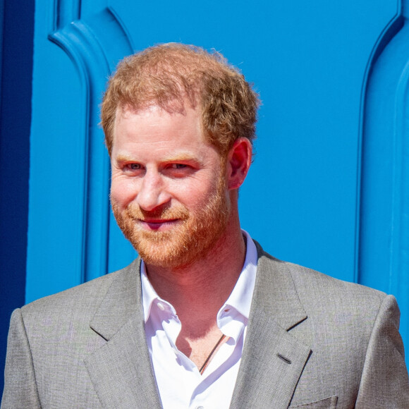 Le prince Harry, duc de Sussex et Meghan Markle, duchesse de Sussex, arrivent à l'hôtel de ville pour l'événement Invictus Games Dusseldorf 2023 One Year to Go, à Düsseldorf, Allemagne, le 6 septembre 2022. 