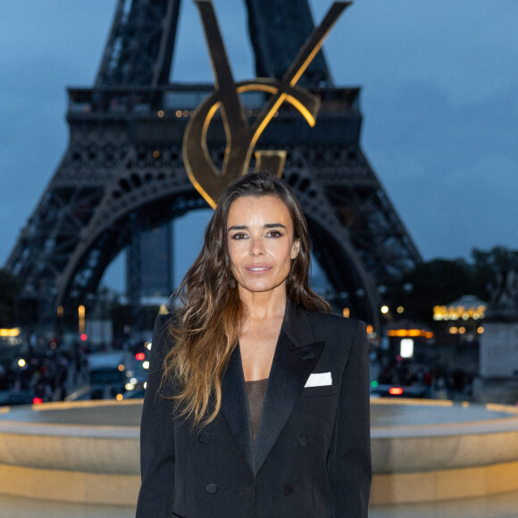 Elodie Bouchez - Front row du défilé de mode Saint Laurent, Prêt-à-porter Printemps / Eté 2023 dans le cadre de la Fashion Week de Paris le 27 septembre 2022. © Olivier Borde