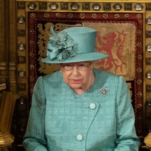 Le prince Charles, prince de Galles, la reine Elisabeth II d'Angleterre - Arrivée de la reine Elizabeth II et discours à l'ouverture officielle du Parlement à Londres le 19 décembre 2019. Lors de son discours, la reine a dévoilé son plan décennal pour mettre à profit le Brexit et relancer le système NHS. 