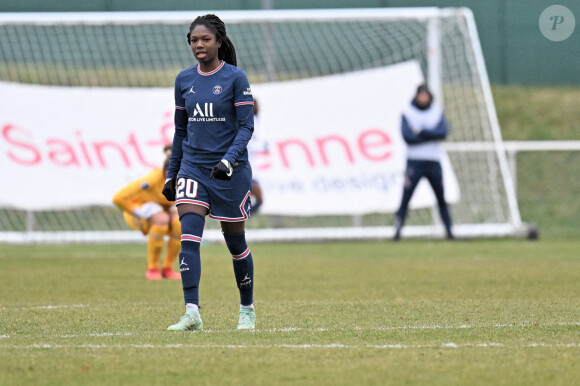 Aminata Diallo (psg) - Match de D1 Arkema "Saint-Etienne - PSG (0-5)" au stade Salif-Keïta, le 23 janvier 2022.