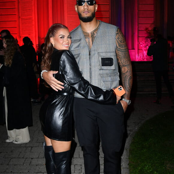 Tony Yoka et sa compagne Chloé - Arrivées à la soirée "Scandal" par Jean-Paul Gaultier lors de la Fashion Week de Paris (PFW), France, le 29 septembre 2022. © Veeren-Clovis/Bestimage 