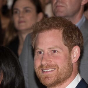 Meghan Markle, duchesse de Sussex (enceinte), le prince Harry, duc de Sussex lors d'une réception au War Memorial Museum à Auckland, Nouvelle Zélande le 30 octobre 2018. 