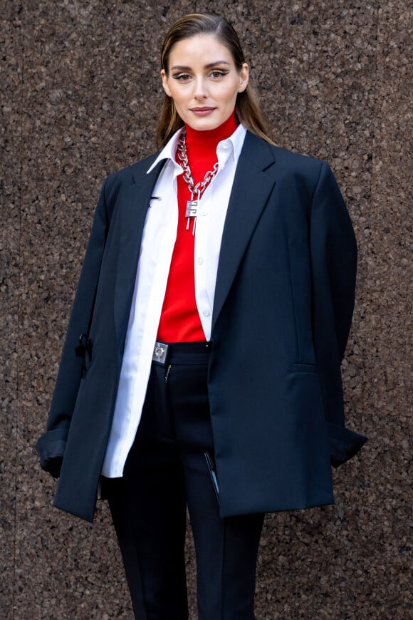Olivia Palermo - Photocall du défilé Givenchy, Collection Femme Prêt-à-porter Printemps/Eté 2023, lors de la Fashion Week de Paris. Le 2 octobre 2022. © Olivier Borde/Bestimage
