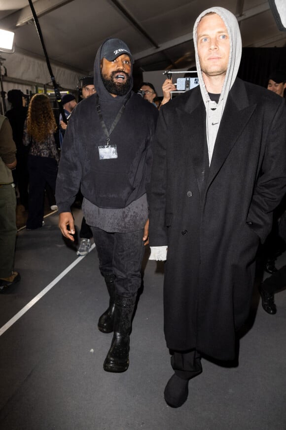 Kanye West, Matthew Williams - Photocall du défilé Givenchy, Collection Femme Prêt-à-porter Printemps/Eté 2023, lors de la Fashion Week de Paris. Le 2 octobre 2022. © Olivier Borde/Bestimage