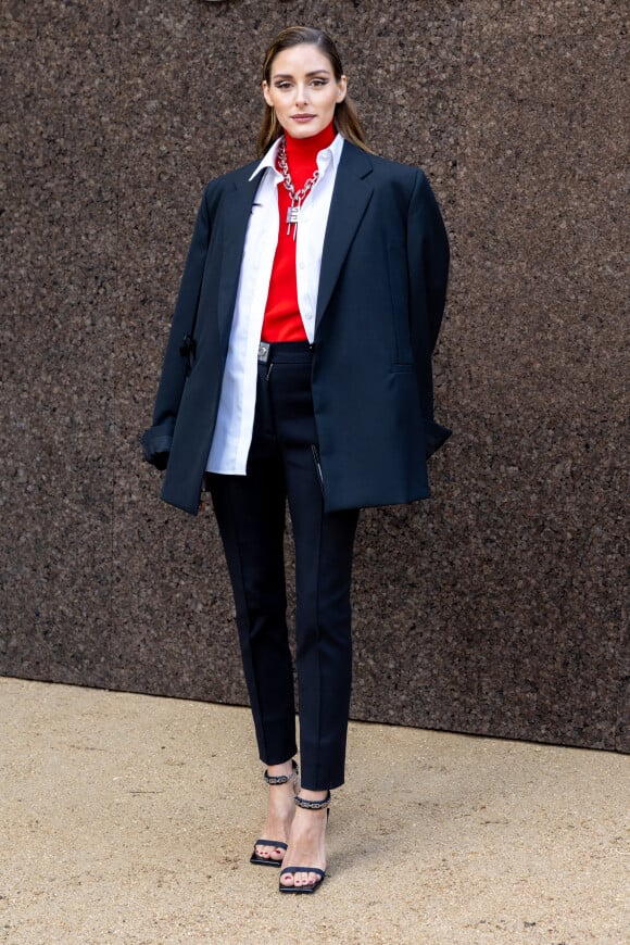 Olivia Palermo - Photocall du défilé Givenchy, Collection Femme Prêt-à-porter Printemps/Eté 2023, lors de la Fashion Week de Paris. Le 2 octobre 2022. © Olivier Borde/Bestimage