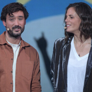 Exclusif - Jérémy Frérot, Laure Manaudou - Surprises - Enregistrement de l'émission "La Chanson secrète 11" à Paris, diffusée le 24 juin sur TF1. Après le succès des précédentes éditions, " LA CHANSON SECRETE ", présentée par N.Aliagas et produite par DMLS TV, revient sur TF1. 8 artistes ne savent rien de ce qui va se passer pour eux ! Ils ont accepté de jouer le jeu, de se laisser totalement surprendre, émouvoir, parfois même déstabiliser car ils vont découvrir en même temps que les téléspectateurs une surprise : une chanson qui leur est chère revisitée et réinterprétée par un artiste. Des mises en scène spectaculaires au service de l'émotion... Et des émotions fortes pour l'artiste assis dans le fauteuil grâce à la venue sur le plateau de proches et d'invités inattendus. Les téléspectateurs seront aux premières loges pour vivre ces moments d'intimité musicale rare. Dans ce nouveau numéro, un couple rare en télévision, un chef étoilé, un invité piégé venu pour répéter une surprise à un autre guest sans s'attendre à être lui-même invité dans le fauteuil, des participants exceptionnels tels que le frère d'un guest pour la première fois en France... © Cyril Moreau / Bestimage